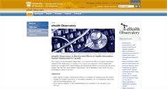 Desktop Screenshot of ehealth.uvic.ca