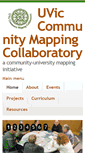 Mobile Screenshot of mapping.uvic.ca