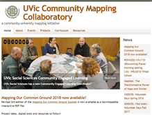 Tablet Screenshot of mapping.uvic.ca