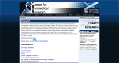 Desktop Screenshot of cbr.uvic.ca