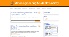Desktop Screenshot of ess.uvic.ca