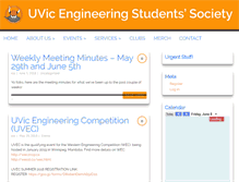 Tablet Screenshot of ess.uvic.ca