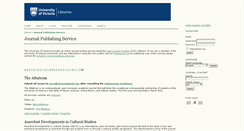 Desktop Screenshot of journals.uvic.ca