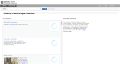 Desktop Screenshot of contentdm.library.uvic.ca