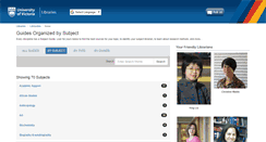 Desktop Screenshot of libguides.uvic.ca