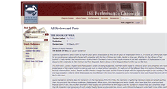 Desktop Screenshot of isechronicle.uvic.ca