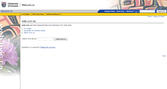 Desktop Screenshot of biogeochemistry.uvic.ca