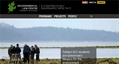 Desktop Screenshot of elc.uvic.ca