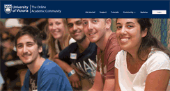 Desktop Screenshot of onlineacademiccommunity.uvic.ca