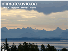 Tablet Screenshot of climate.uvic.ca